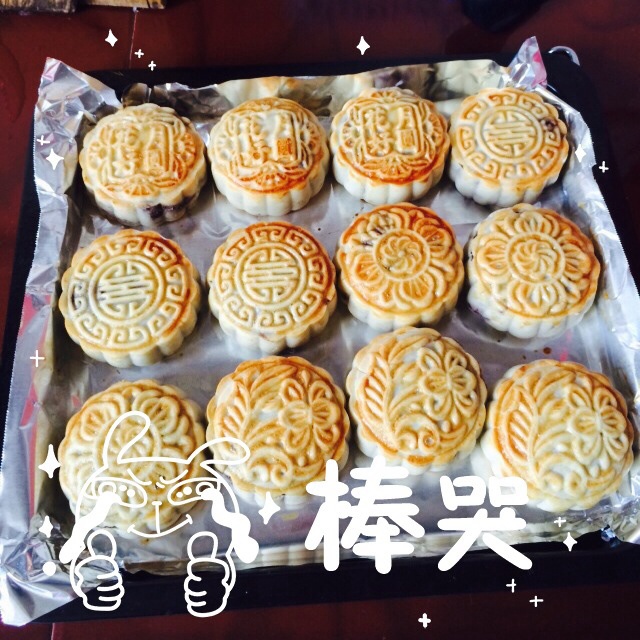 广式豆沙月饼