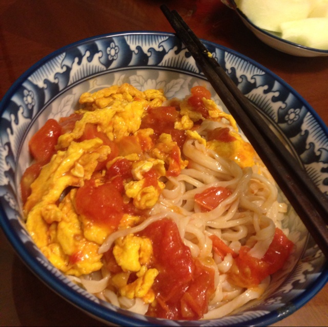 西红柿鸡蛋打卤面