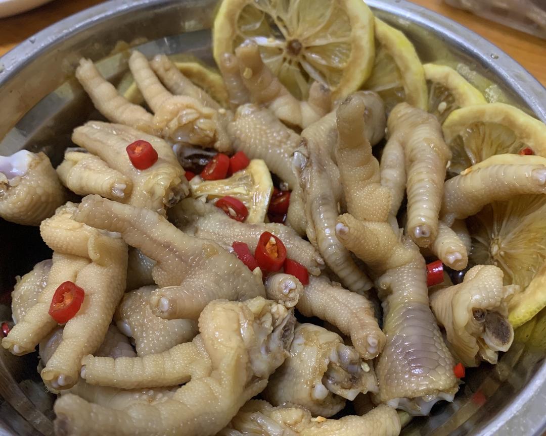 超开胃，酸辣柠檬鸡爪！