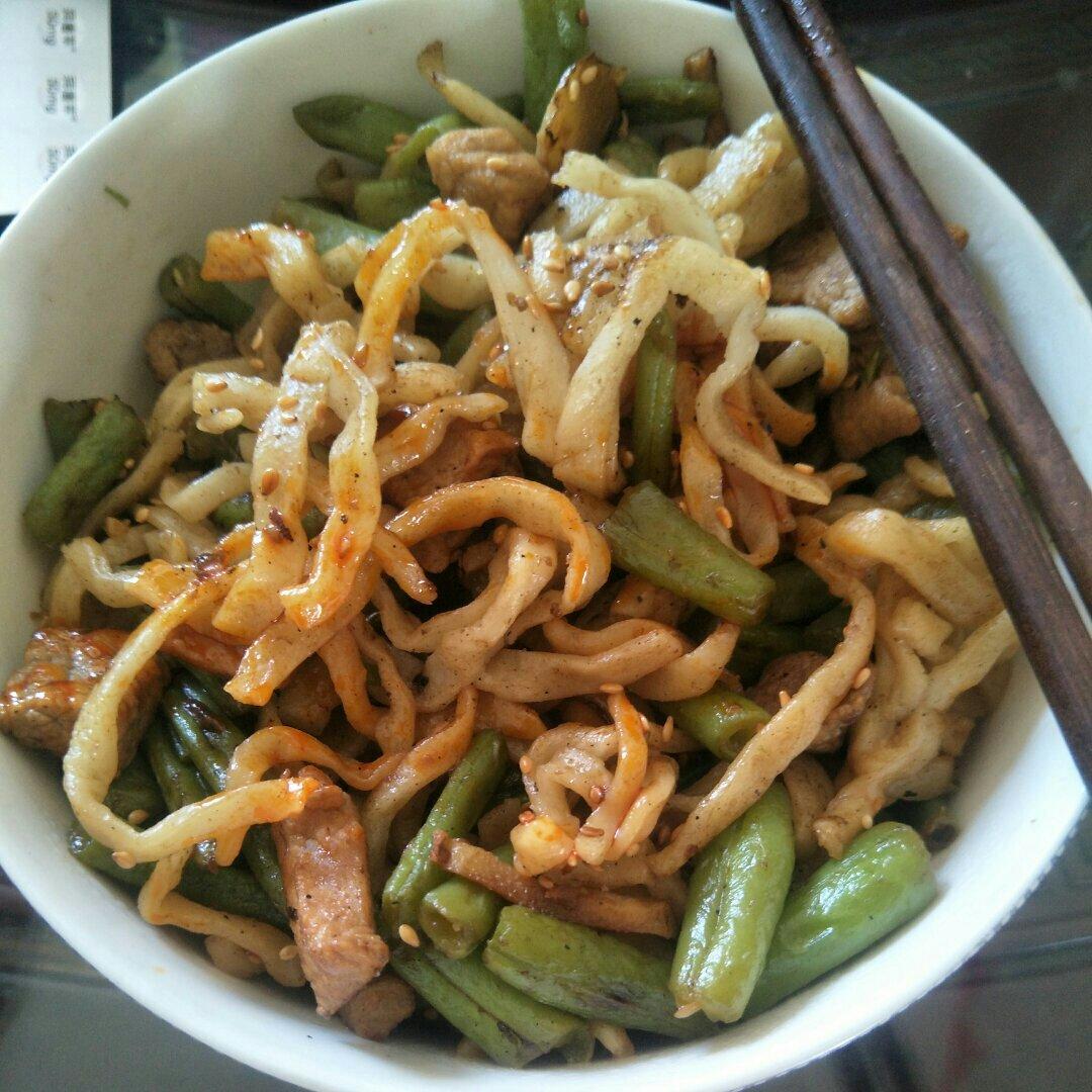 芸豆焖面（附万能的腌肉不老的办法）