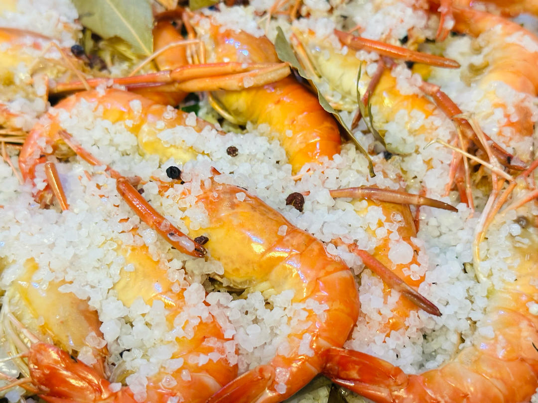 🦐虾系列~盐焗罗氏虾‼️