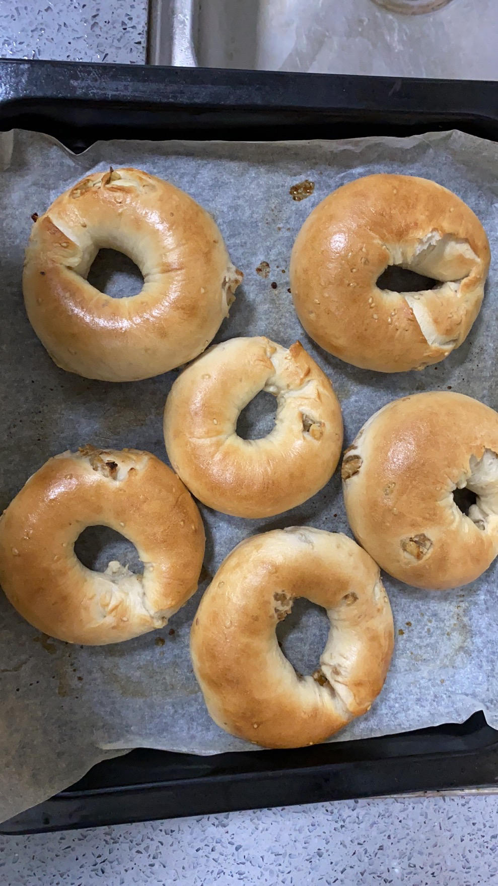 黑芝麻全麦贝果