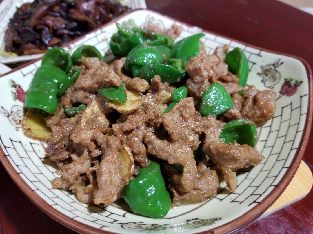青椒炒牛肉