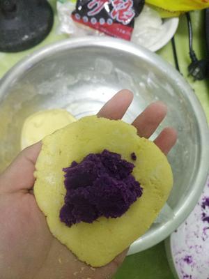紫薯南瓜饼的做法 步骤3