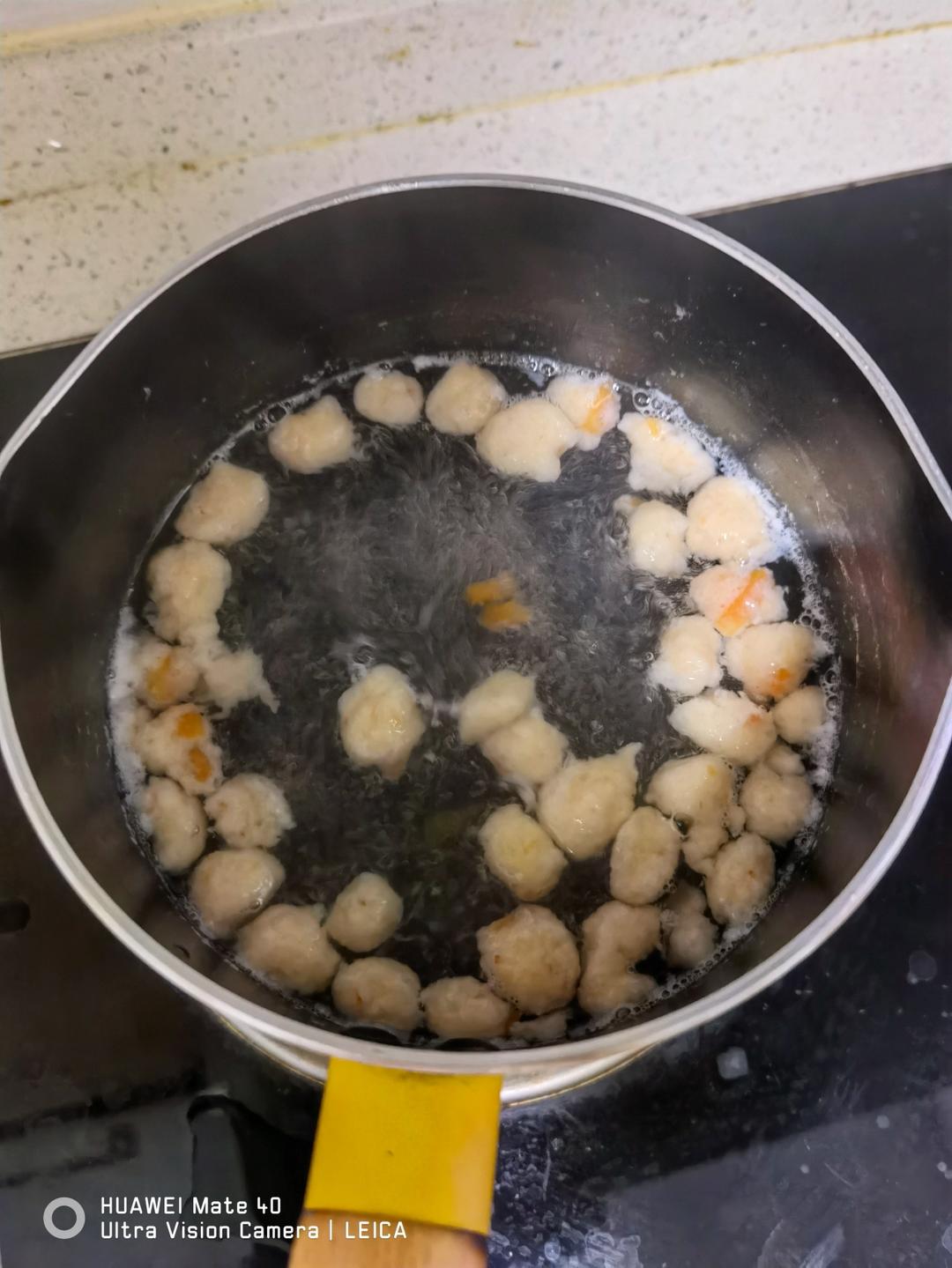 山药鲜虾丸 8+宝宝辅食