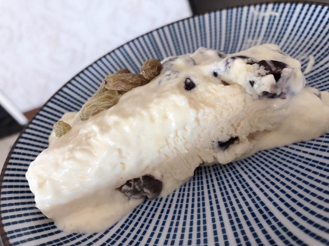 记录网红朗姆酒酸奶冰淇淋做法