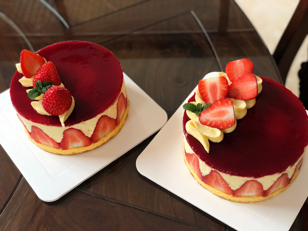 法式草莓蛋糕🍓fraisier