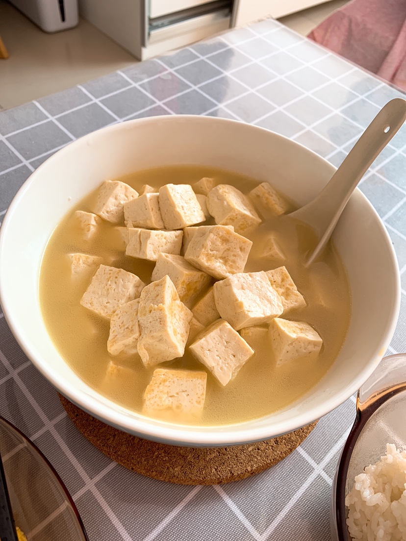 10分钟搞定浓汤宝炖入味豆腐
