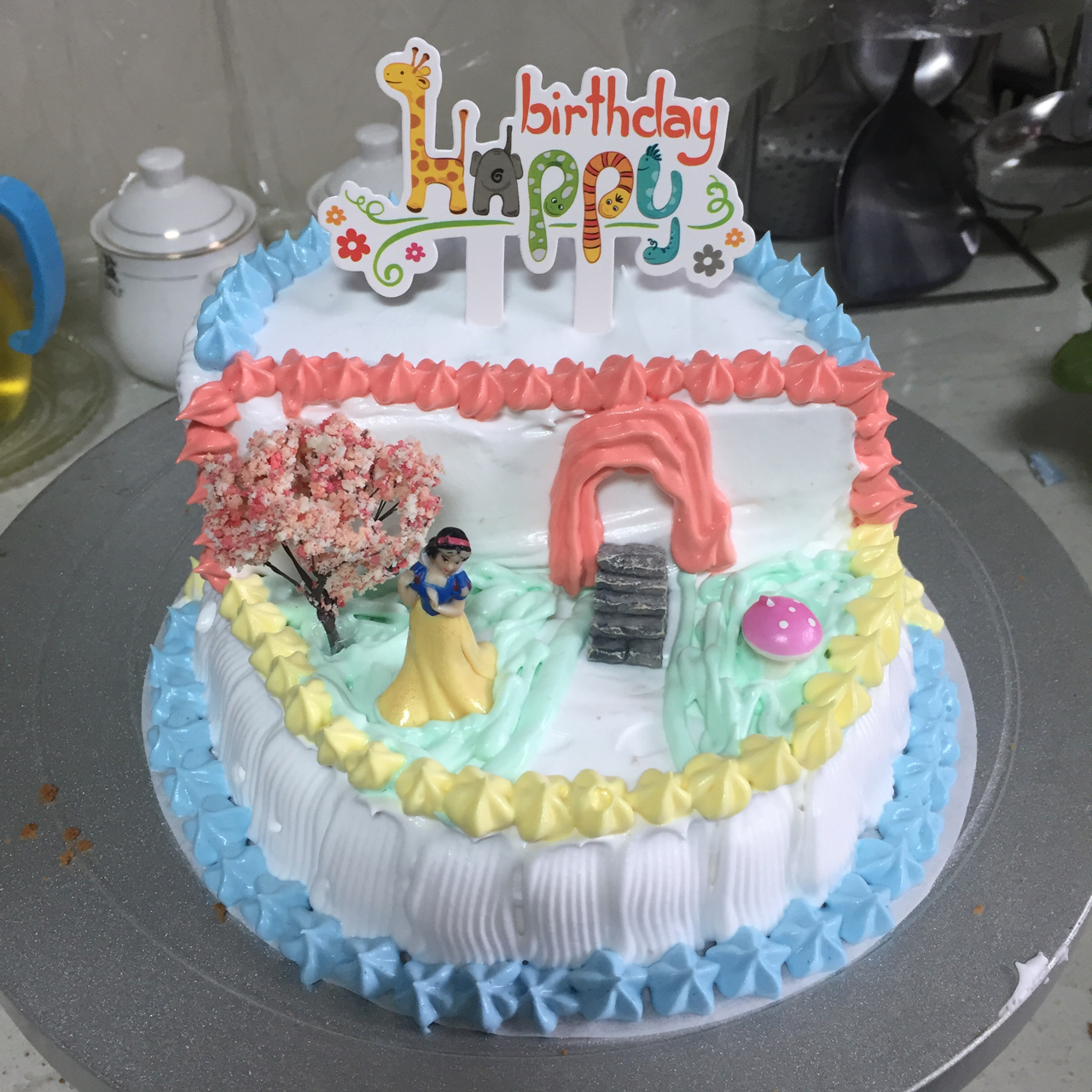 白雪公主生日蛋糕