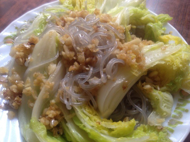 蒜茸粉丝娃娃菜