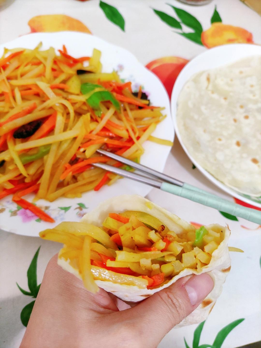 春饼的做法（北方习俗吃的摊春饼）