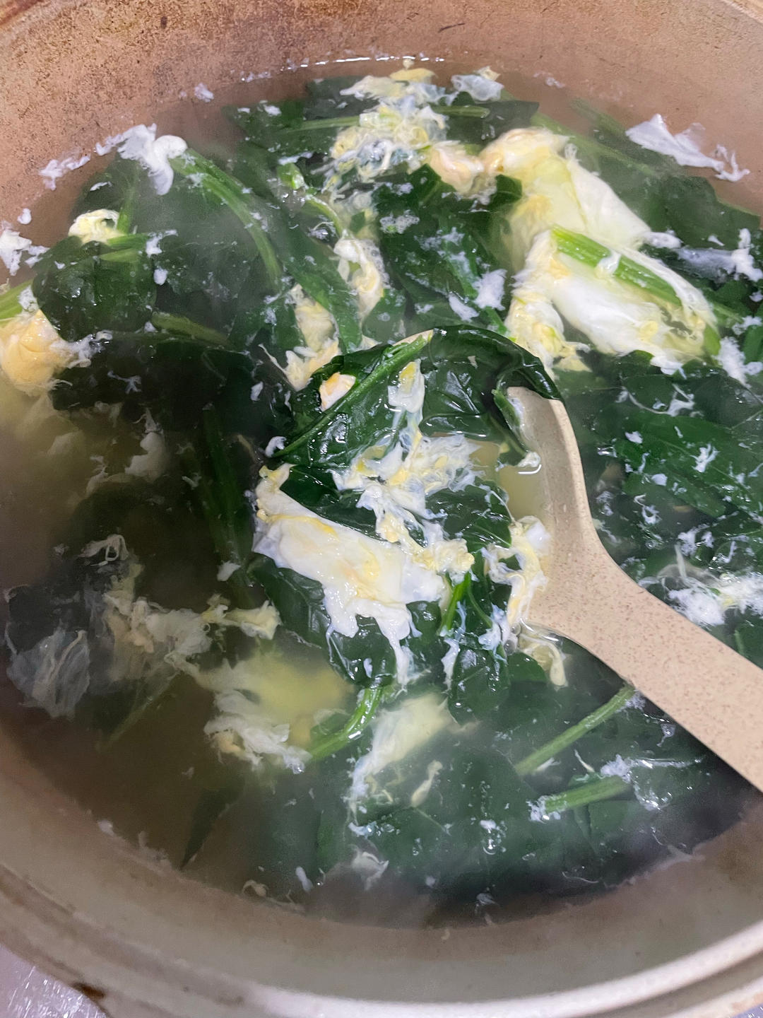 菠菜鸡蛋汤