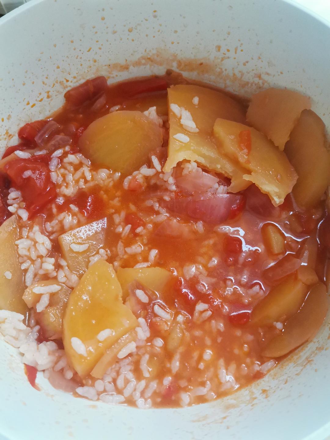 超简单三丁：土豆西红柿洋葱丁