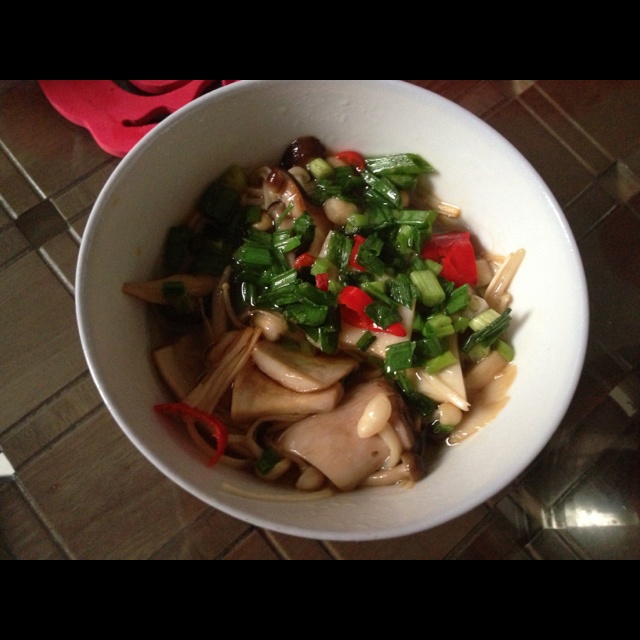 白灼金针菇