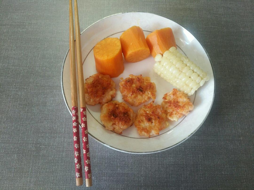 有颜值还健康的玉米虾饼，做法简单又好吃，一学就会