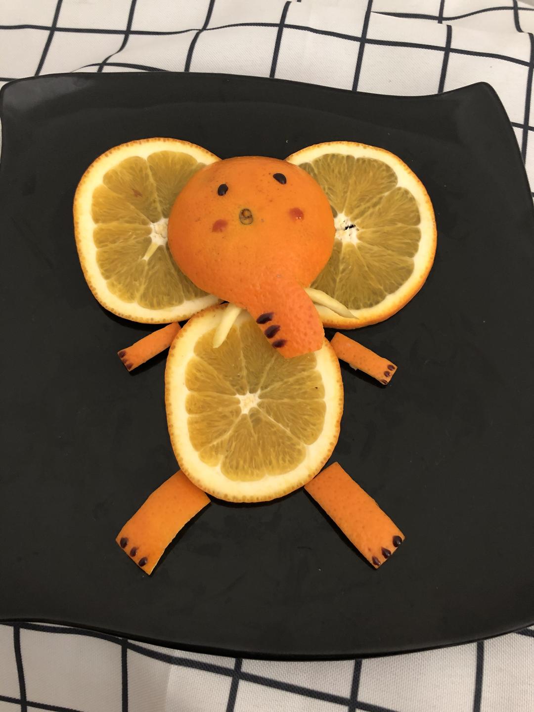 水果拼盘～大象的做法