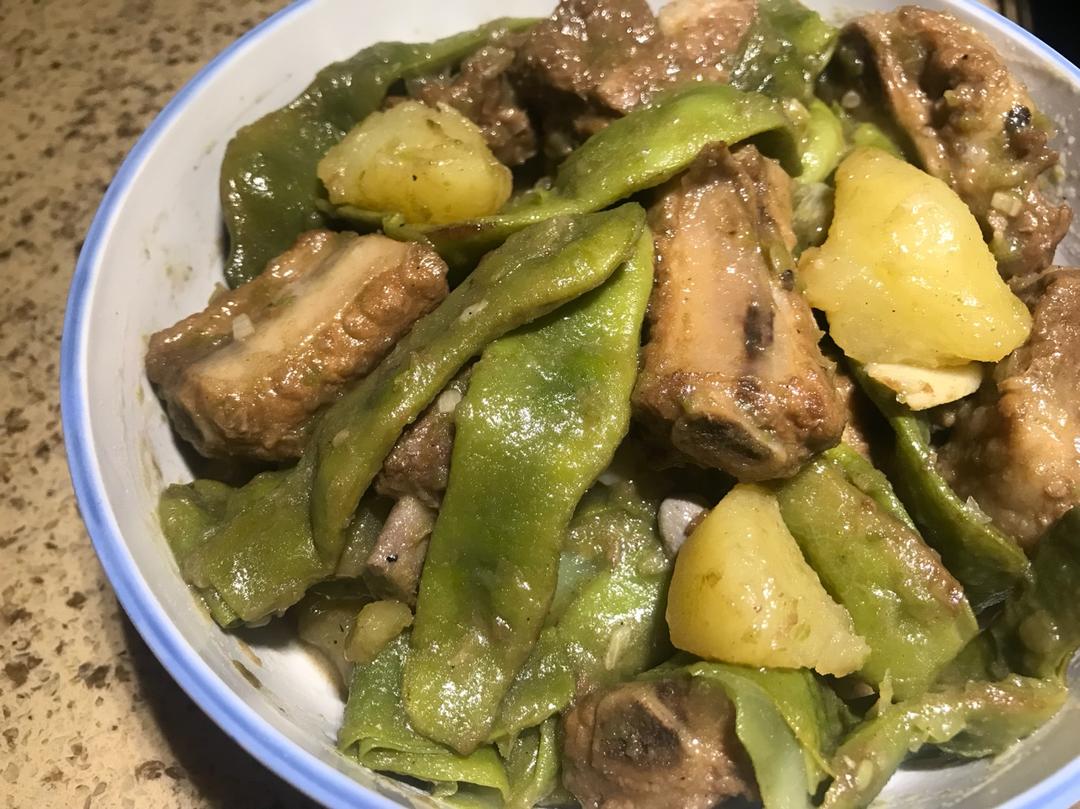 排骨炖豆角