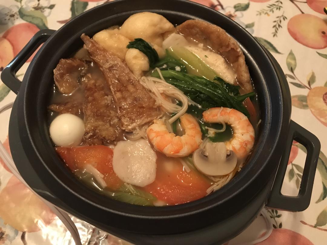 最爱冬天里的一锅大杂烩砂锅暖锅(⑉°з°)-♡