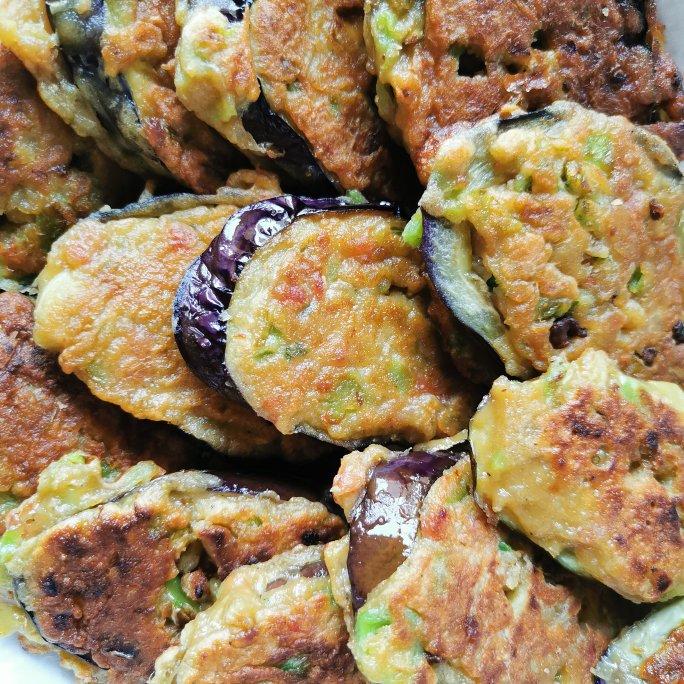 听说是妙蛙种子干的做的家常主食炸茄盒肉馅儿茄子