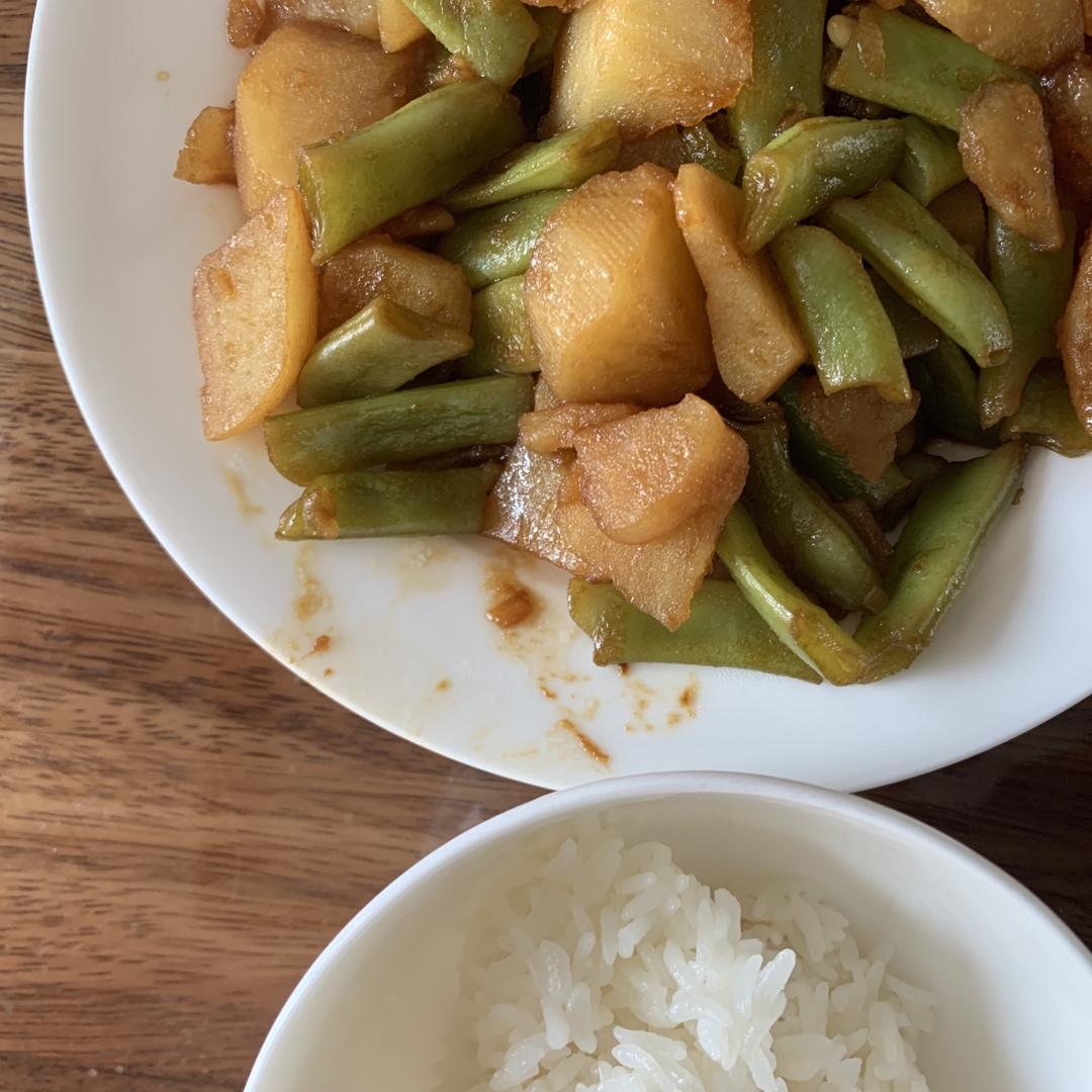 家常土豆豆角