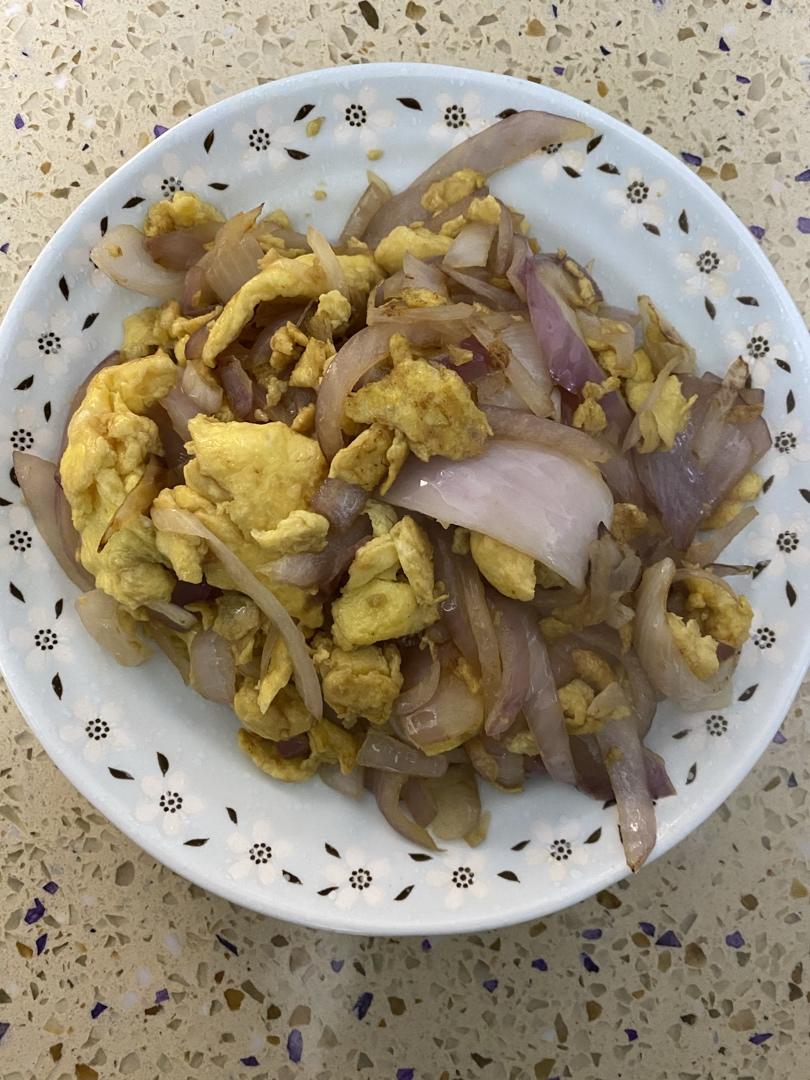 洋葱炒鸡蛋