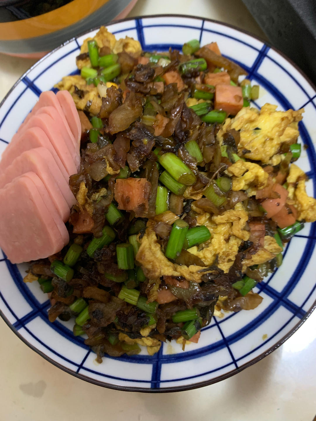 鸡蛋炒外婆菜(下饭菜)