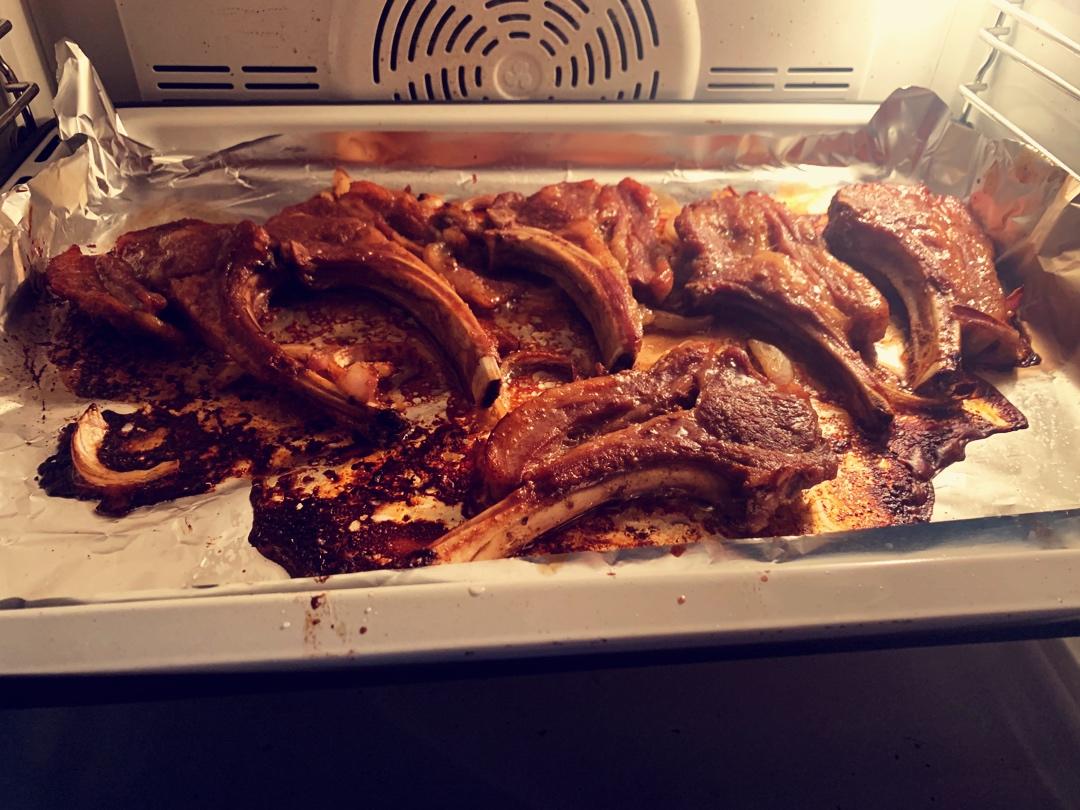 超好吃的烤羊排烤箱版