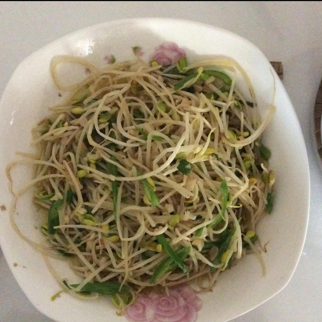 清炒豆芽