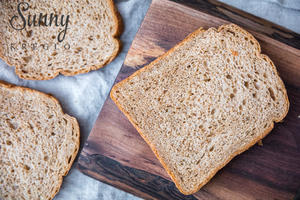 基础全麦吐司（面包机版）丨健康·烘焙的做法 步骤5