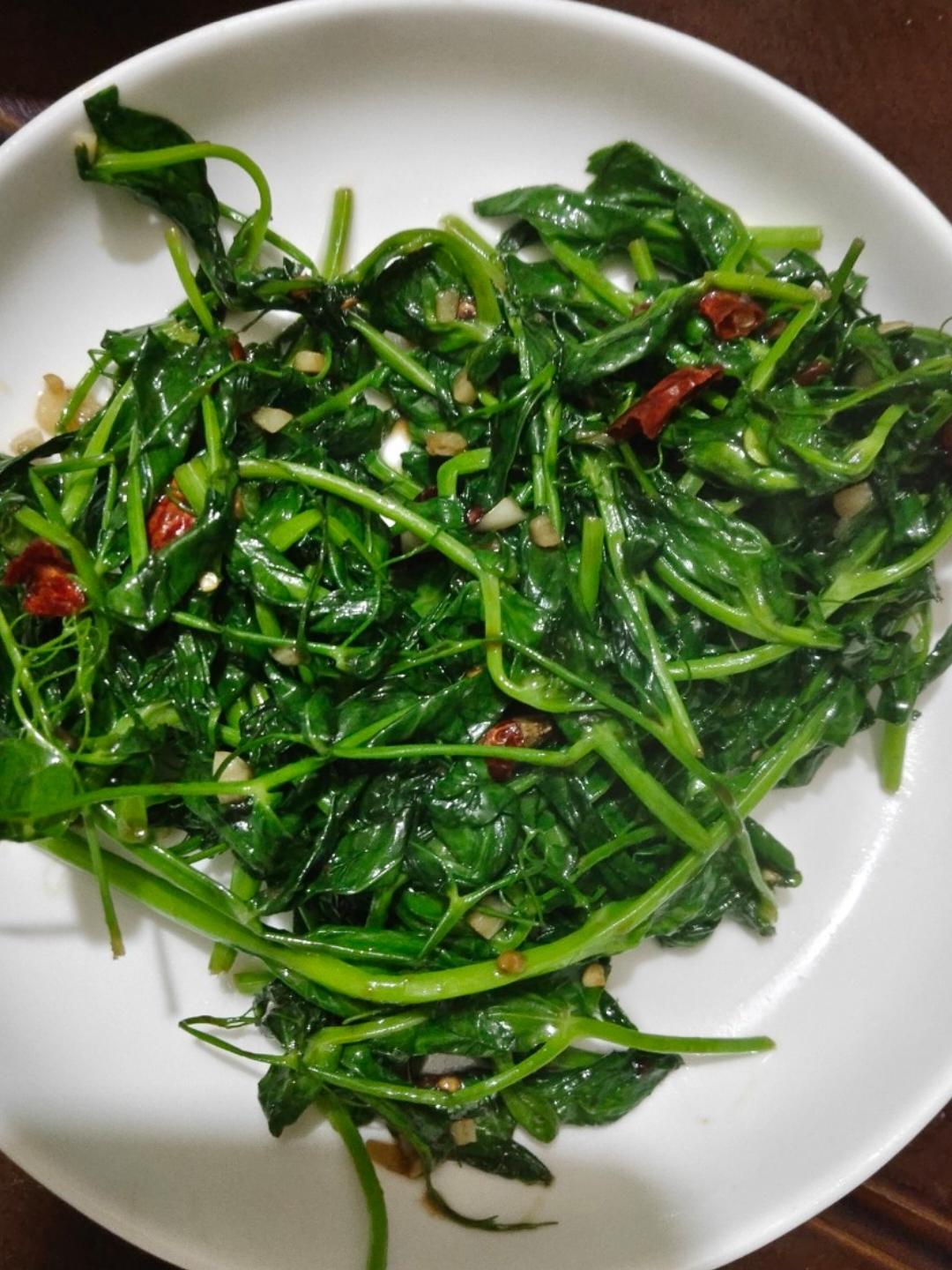 清炒豌豆尖的火候秘籍