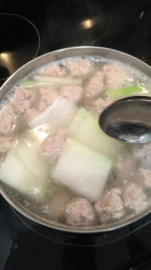 秘制冬瓜丸子汤的做法 步骤4