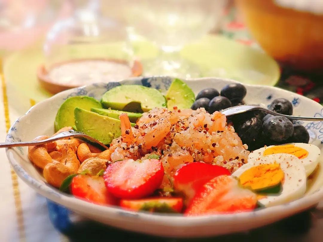 🥂轻断食-蛋豆果蔬花沙拉