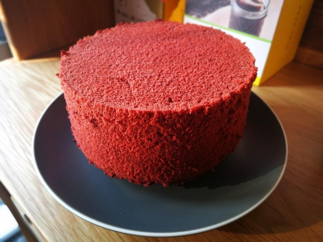 暖心红丝绒蛋糕［6寸绵软戚风版 ］