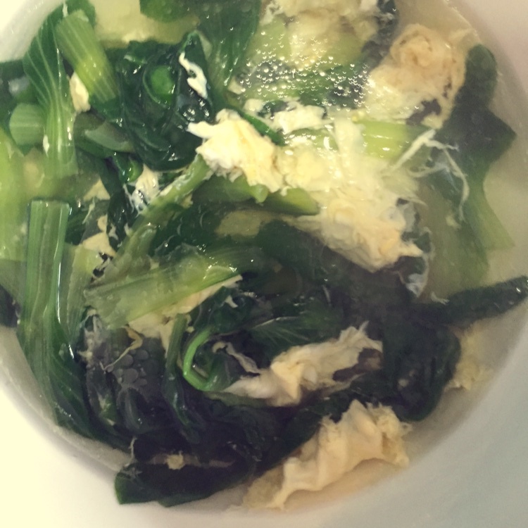 青菜蛋花汤