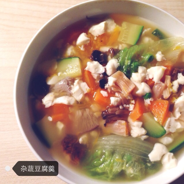 五彩豆腐羹
