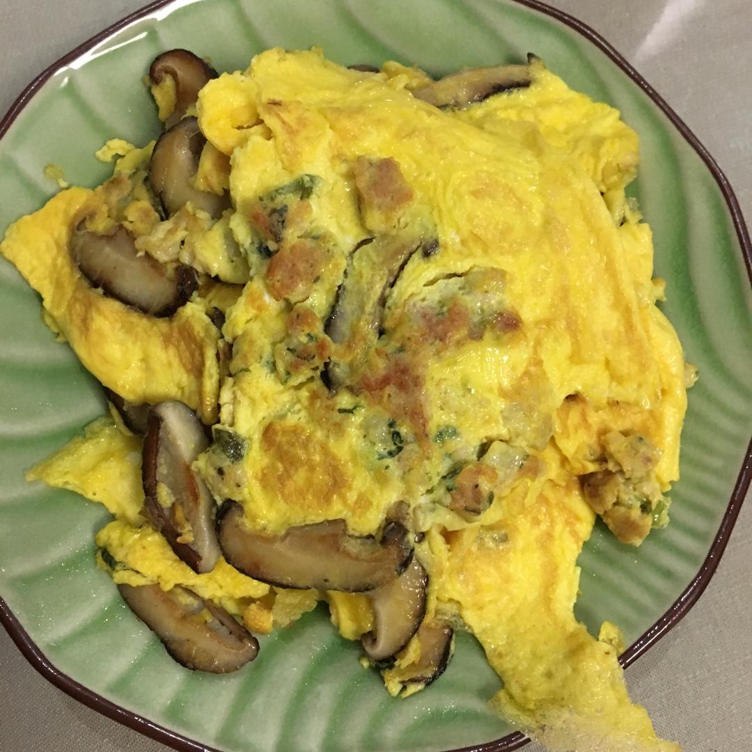 香菇蛋饼