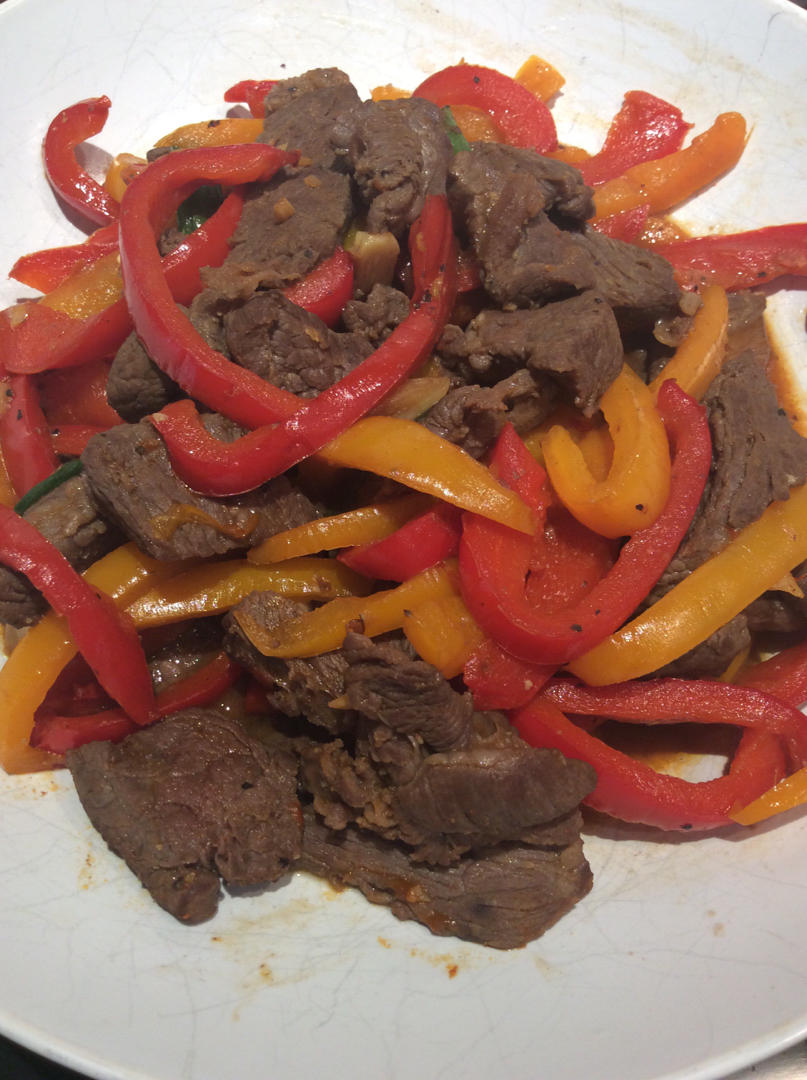 甜椒炒牛肉