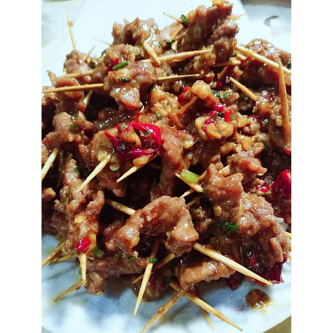 牙签牛肉 道地湖南味