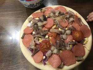 鱿鱼火腿披萨🍕的做法 步骤5