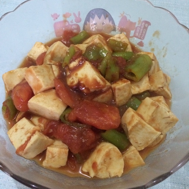 西红柿烧豆腐