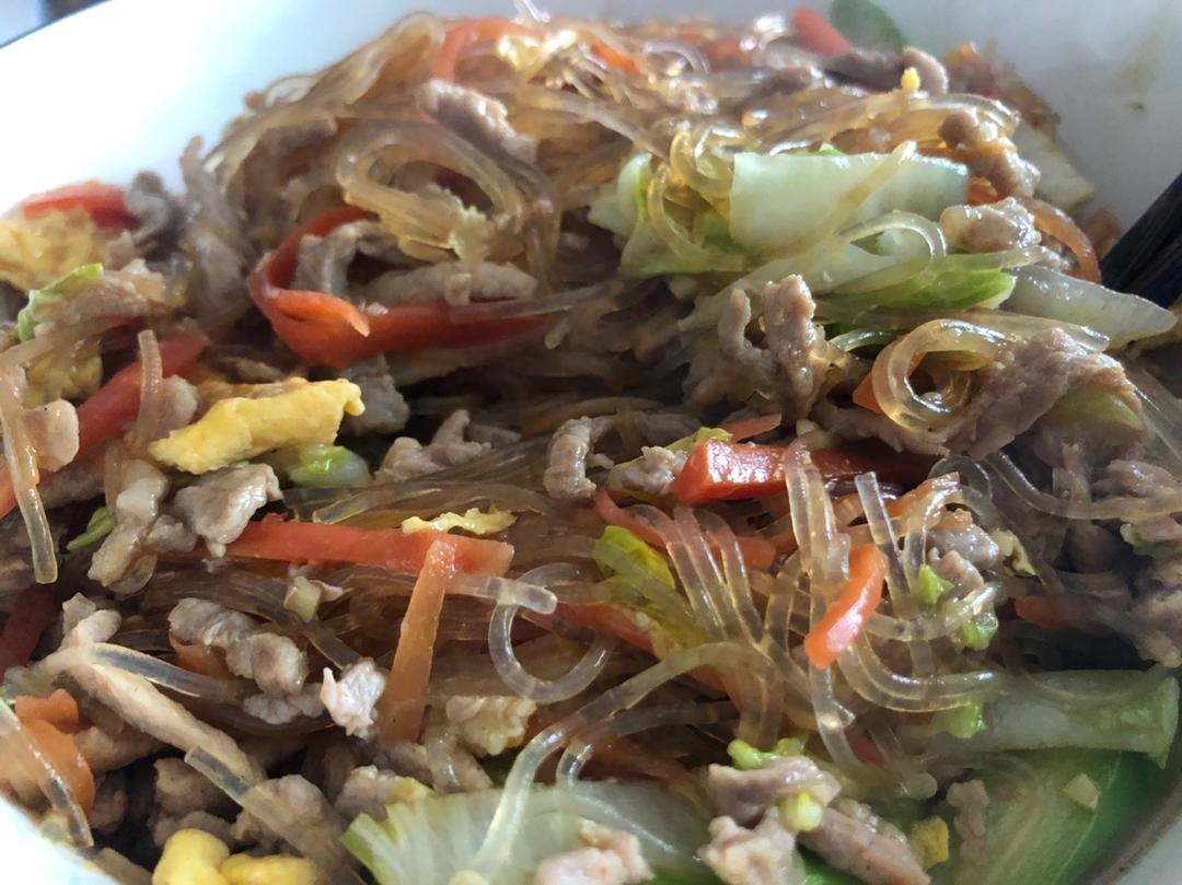 肉末炒粉丝