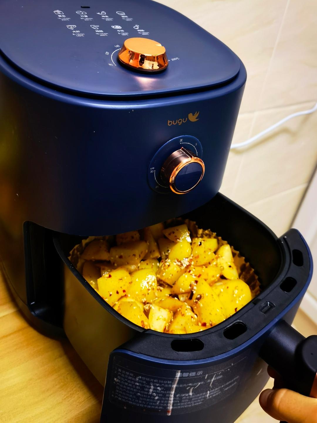 空气炸锅烤麻辣土豆