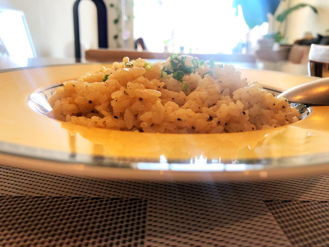 山羊乳酪黑胡椒粉鸡蛋炒饭