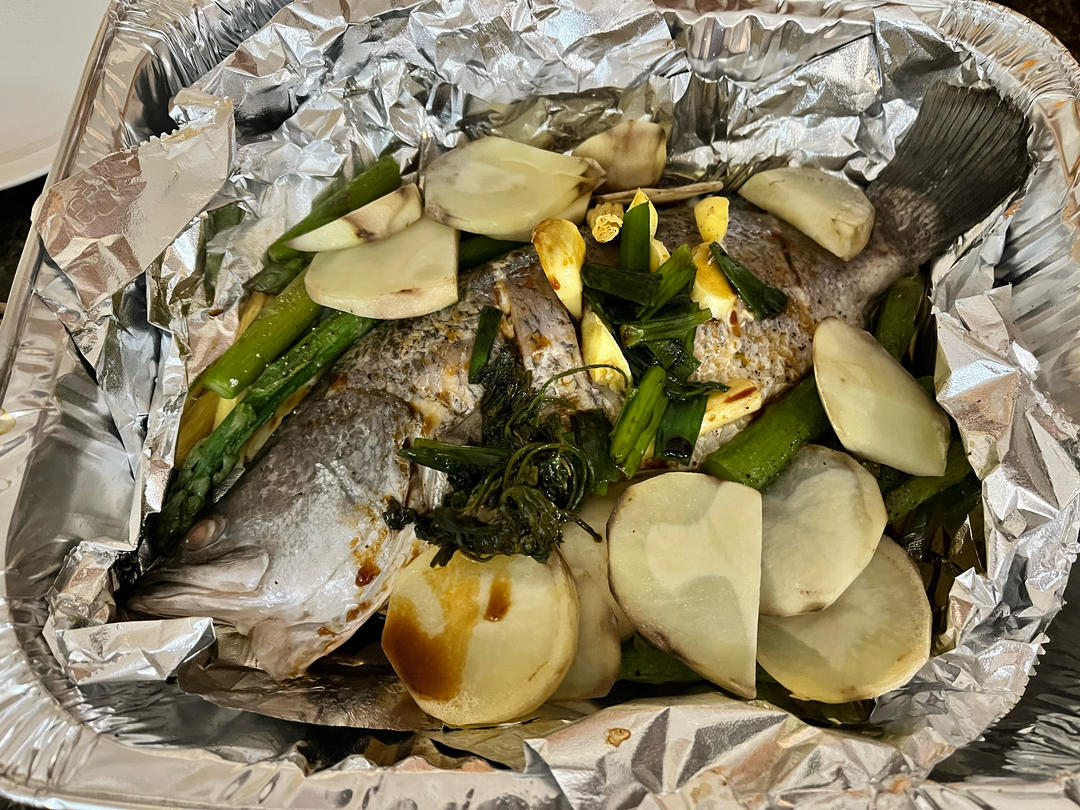 原味烤箱蒸鱼