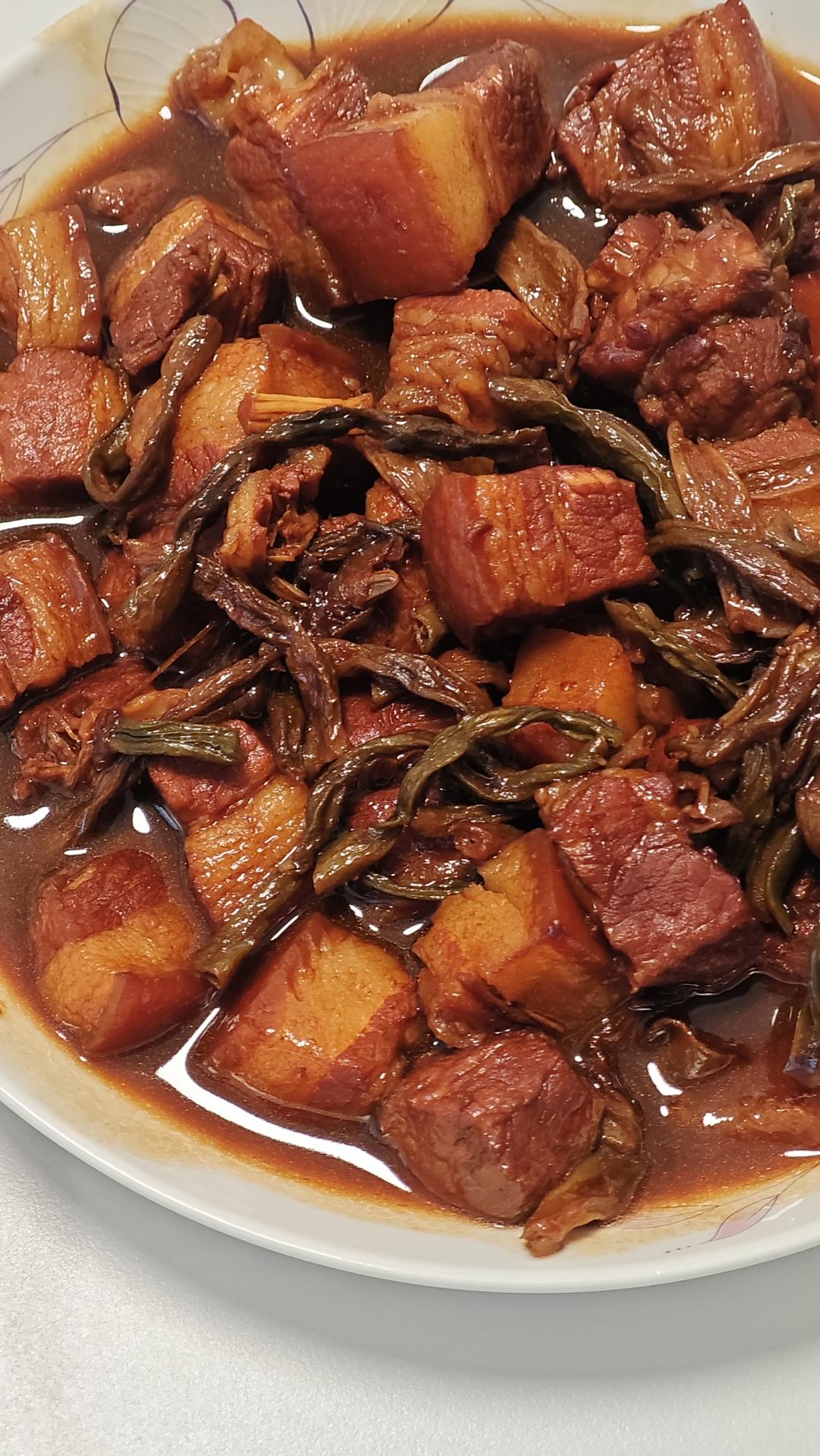 干豆角红烧肉