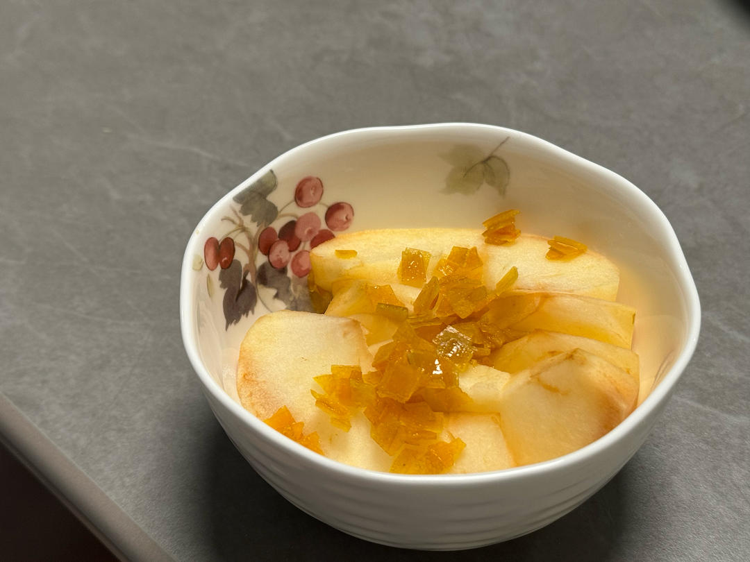 一定要尝一次的橙皮丁蒸苹果