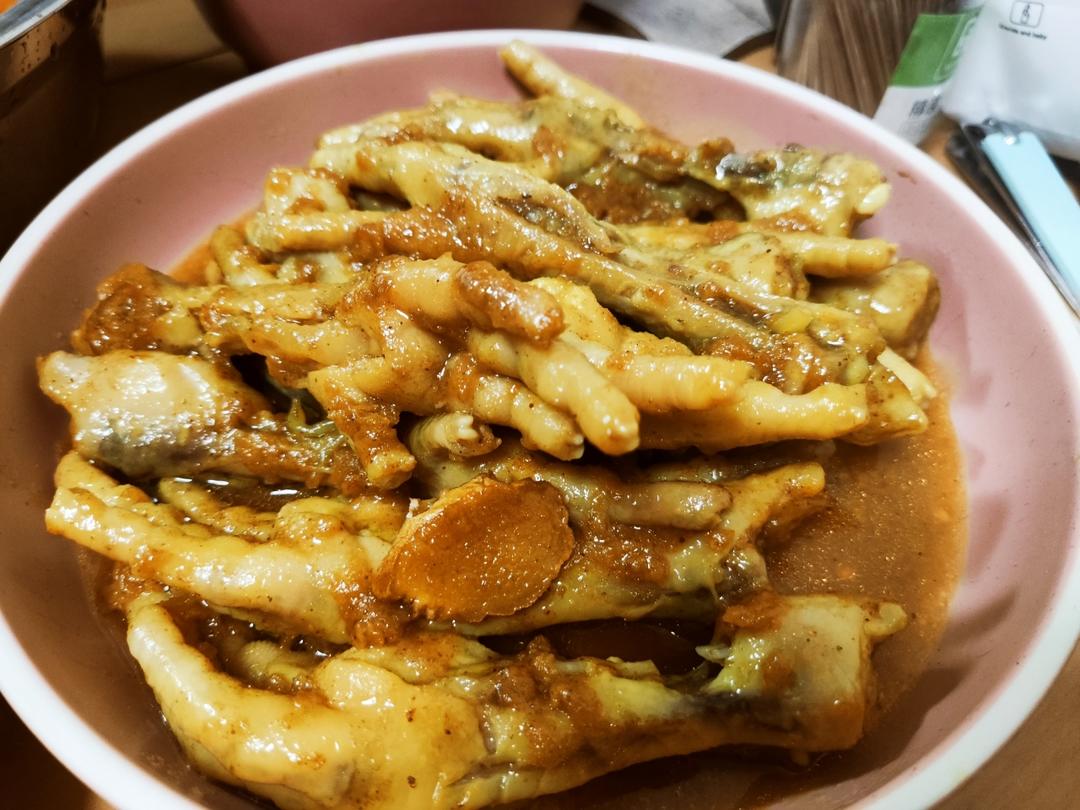 盐焗鸡爪电饭煲版