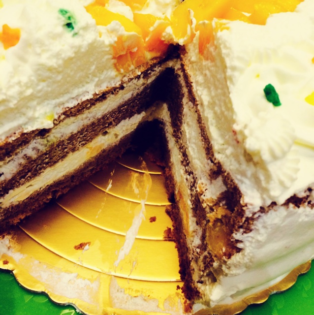 简单好做的8寸戚风蛋糕