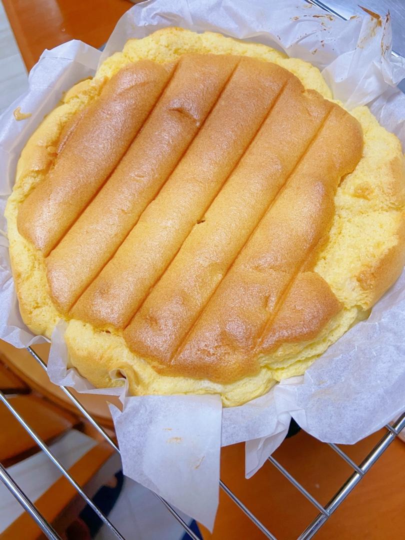 超好记八寸戚风蛋糕（后蛋法）