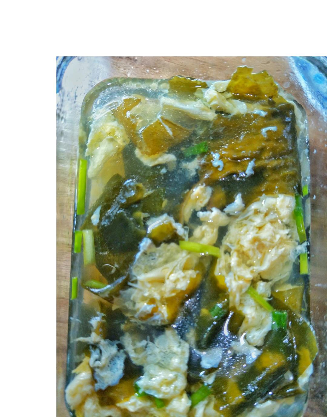 裙带菜蛋花汤